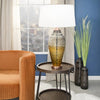GLASS 33" TEXTURED TABLE LAMP,MULTI