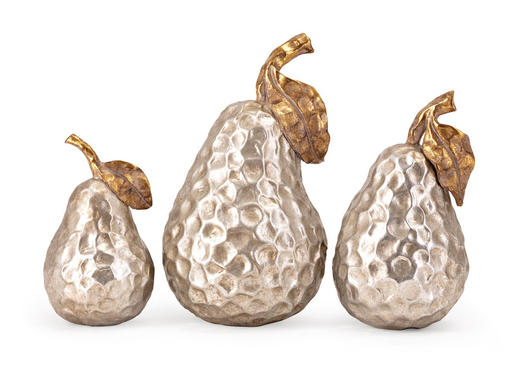 Lambert Gold and Silver Pears - Set of 3