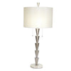 Silver Metal 34" Table Lamp